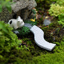 10x Miniature Resin Grey Road Surface Pavement Micro Landscape DIY Home Decor Size L