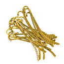 Antique Gold Metal Beading Lined Bookmarks Paper Reading Book Mark With Hook Jewelry Making Findings 20 Pieces