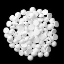 100 Pieces 20mm White Modelling Craft Solid Polystyrene Foam Balls Hemispheres