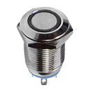 12mm 12V Waterproof LED Metal Indicator Ring Lights Signal Lamp Welding Foot