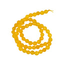 6mm Faceted Jade Round Gemstone Beads For Jewelry Bracelet Necklace Making Accessory 15.5'' Yellow
