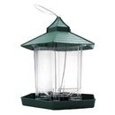 Green Seed Wild Bird Feeder Wild Bird Feeder Hanging Seed Feed Outdoor Garden Wildlife Squirrel Proof