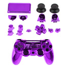 Full Shell Kit for Sony PS4 Pro Cover Case Skin Set Replacement Button Accessory Bundle 16Pack Purple