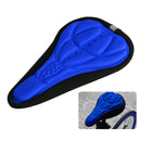 Cycling MTB Bike Bicycle 3D Sponge Saddle Seat Cover Cushion Soft Pad Blue
