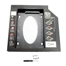 Aluminum 12.7mm 2nd Hard Disk Drive Caddy Case Adapter for CD / DVD-ROM Optical Bay