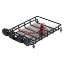 RC Car 1:10 Roof Rack Luggage Carrier &Led Light Bar for Truck Cars Crawler HPI CC01 AXIAL SCX10 RC4WD D90 Redcat