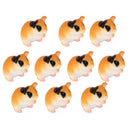 10pcs Miniature Dollhouse Fairy Garden Resin Landscape DIY Hamster Decor