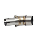 Slip on Motorcycle Exhaust Escape Middle Link Pipe for Yamaha YZF-R25/R30