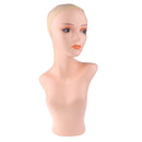 Plastic Women New Stable Female Mannequin Head Bust Make-up Wigs Hat Display Stand Manikin