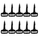 10 Pieces Plastic Snap Hooks Buckles for 25mm Webbing Strap Luggage Backpack