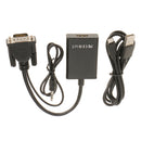 Portable VGA To HDMI Scaler Converter 1080P Output for HDTV Monitors Displayer PC