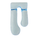 U Shape Full Body Bolster Cover Maternity Pregnancy Support Pillowcase Throw - Cooling Bamboo and ice silk Materials