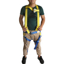 Full Body Rock Climbing High Work Rappelling Safety Harness Seat Belt Gear