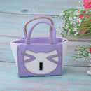 Lovely Cat Face Handbag 1/6 PU Leather Bag for Blythe for Female Figures for Monster High Dolls Fashion Accessories