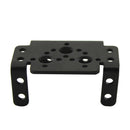 Black PTZ Servo Bracket, Robot Servo Mounting Bracket for Manipulator DIY Robot Mount 2.28x 1.46x 1 inch