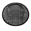 Round Millinery Base Hat Fascinators Hedpiece Making Accessory 31cm Black