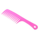 Girls Ladies Curl Hair Anti-static Heat Resistant Wide Tooth Handle Comb