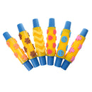 Pack of 6 EVA Kids Rolling Pin Stamps Sponge Roller Stamper Paint Brushes Toys
