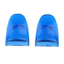 2 Pieces Anti-slip Thumbstick L2 R2 Trigger Button for Sony PS4 Game Controller clear blue
