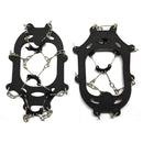 Set Of Men High Strength Steel Spike Chain System Durable Crampons With Carry Bag Black L