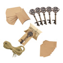 50 Sets Vintage Key Bottle Opener Pillow Box Gift Tag Wedding Favor Souvenir