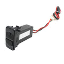 Dual Double Twin 2 USB 12V In Car Power Socket Charger Adapter for Suzuki