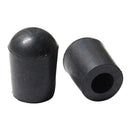2pcs Black Upright Double Bass Endpin Rubber Tip Musical Instrument Accessory
