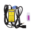 Car 3.5mm MP3 Player AUX In Interface Adapter with USB For VW Seat Vario Skoda Octavia Ford