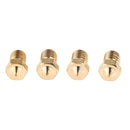 0.4mm 4x -M6 Brass Extruder Nozzle Printer Head for 3.00mm Filament Printer