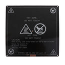 Aluminium Heated PCB Bed 12V 24V Heatbed Platform 220* 220 * 3mm for MK3 3D Printer