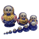 10pcs Hand Painted Wooden Russian Nesting Doll Matryoshka Kids Xmas Gift