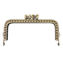 Metal Purse Bag Frames Kiss Clasp Lock Bronze Tone DIY Craft Material 10.5cm