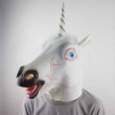 Unique Animal Head Latex Unicorn Mask Carnival Masquerade Fancy Dress Hen Party Rubber Full Head Mask