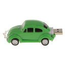 USB 2.0 Green Beetle Car Flash Memory Stick Pen Drive Storage U Disk 16GB