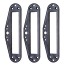 3 Pieces Plastic Dual Rail Humbucker Pickup Baseplate For Electric Guitar Parts Accessories