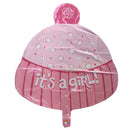 Girl Baby Pink Color Hat Foil Balloon for Baby Shower Craft Party Supplies Globos