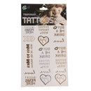 Wedding Bachelorette Party Favors Waterproof Temporary Flash Heart Tattoo Stickers