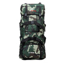 Magicdeal 90L Outdoor Sports Travel Hiking Camping Hunting Mountaineering Adjustable Backstrap Backpack Bag Camouflage Grass Green