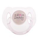 ABS Plastic Dummy Pacifier Reborn Magnetic Pacifier Toy Baby Doll Supplies Kids Birthday Gift Clear & White