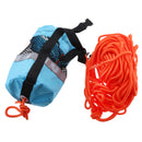 Blue Rescue Throw Bag w/ 102Ft Floating Rope for Boating Ice Fishing Sailing