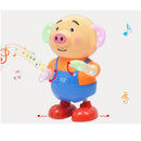 Electric Pets Piglet Dancing Robot Toys for Kids, Funny Seaweed Dance Musical Flashing Intelligent Walking Toy Kids Gifts