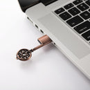 Metal USB Flash Pen Thumb Drive Memory Stick Vintage for Laptop Rose Gold 64GB