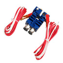 Chimera Extruder V6 Dual Head Hotend 0.4mm/1.75mm for 3D Printer Blue