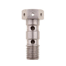 Titanium Double Banjo Bolt 10mm X Pitch 1.25 for Brembo Race Brake Dual Line