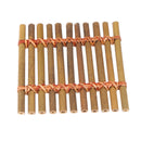 Fashionable Handmade Bamboo Serving Tray Eco-Friendly Service Tray Food Holder Organizer Coaster Table Centerpiece Decor