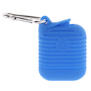 Silicone Protective Cover and Charging Skin Case for AirPods Blue (Pack of 1)