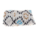 Cotton Muslin Receiving Blanket Swaddle Bedding Cover for Baby Blue Pattern