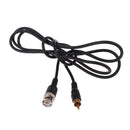 Generic BNC Male to RCA Plug Cable Wire AV TV Video Camera Adapter Connector Jack