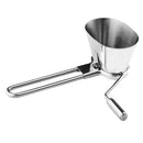 Stainless Steel Rotary Grater Cheese and Vegetable Grater Slice Shred Tool