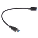 USB 3.0 Extension Cable Male to Female Data Sync for VGA Interface 0.3Meter Black